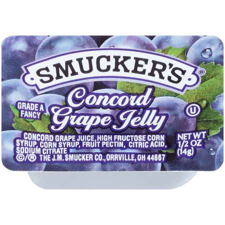 Smuckers Smucker's Grape Jelly .5 oz. Cup, PK400 5150021049